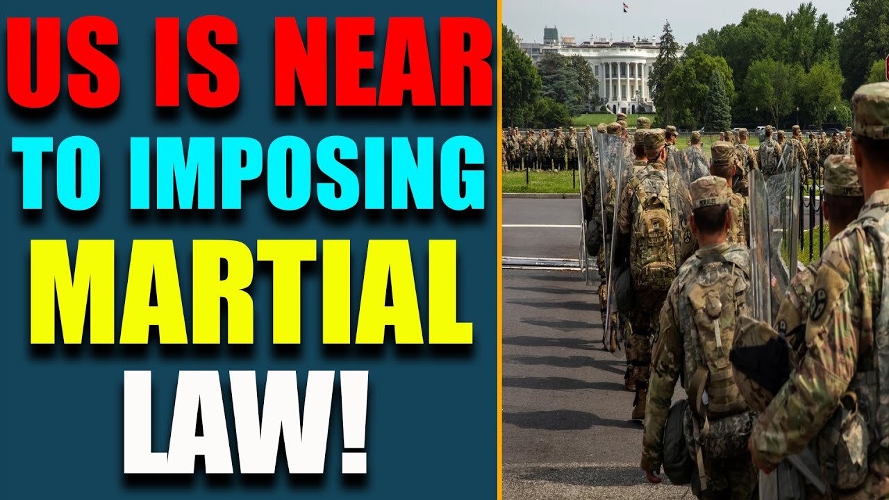 U.S IS NEAR TO IMPOSING MARTIAL LAW! NATIONAL EMERGENCY WARNING MILITARY IS ON ACTION - TRUMP NEWS