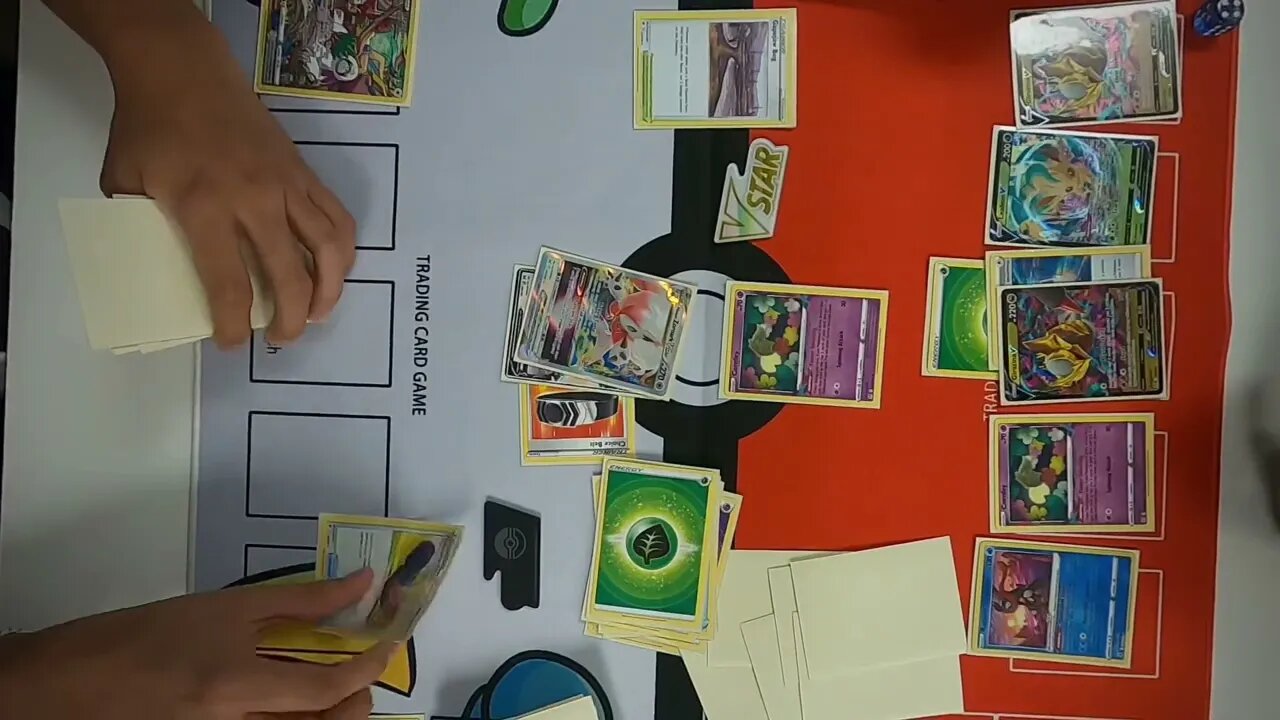 Giratina VStar/Leafeon VStar vs Hisuian Zoroark VStar at @PocketSloths | Pokemon TCG