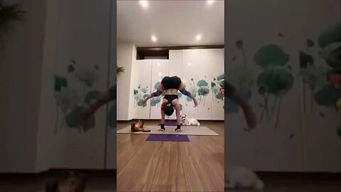 Yoga Hanstanding Practice