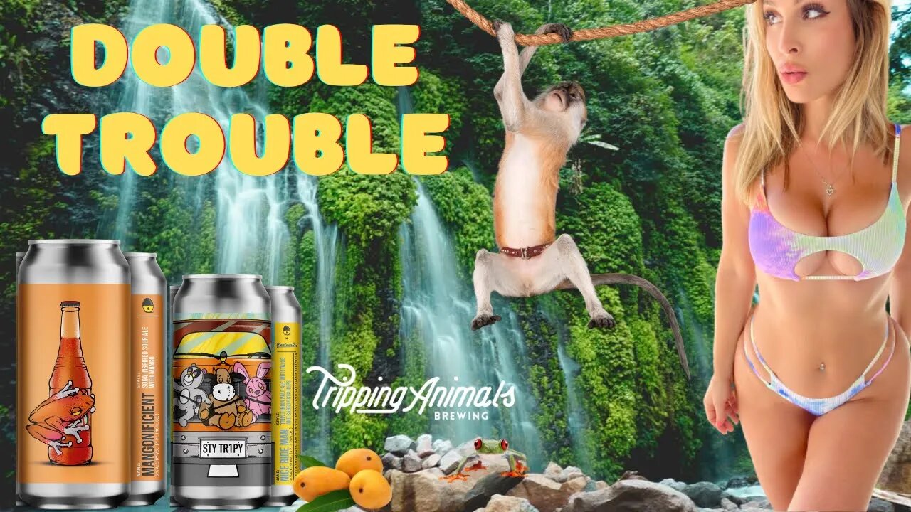 Tripping Animals Mangonificient Sour & Nice Ride Man Triple IPA Craft Beer Review with @AllieRae