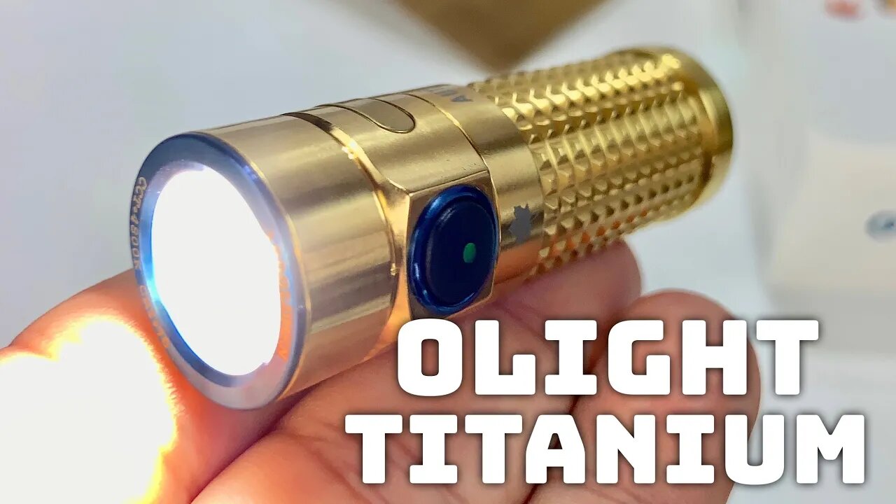 Olight S1R II Ti Limited Edition Titanium LED Baton Flashlight Review