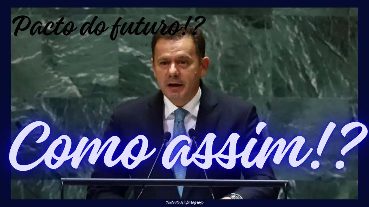 Luís Montenegro na ONU