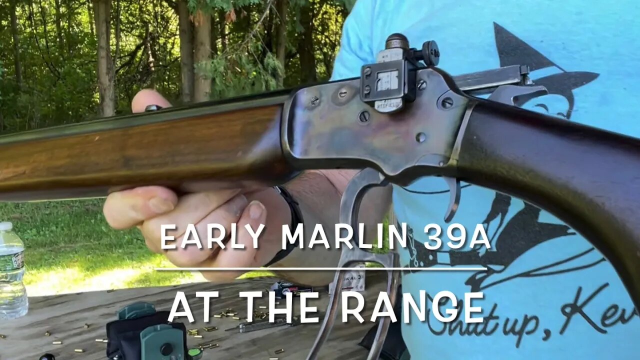 1941 Marlin 39a at the range. Color case hardened receiver