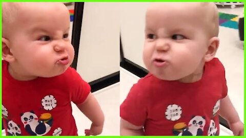 Cute baby Funny movement 😂😄|Rumble