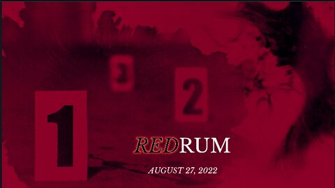 NEW DROP SATURDAY, AUGUST 27, 2022. 'REDRUM.'