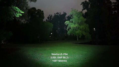 Beamshots comparison - Top Nextorch flashlights