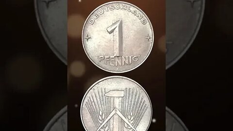German 1 Pfennig 1953. #shorts #viral #coinnotesz