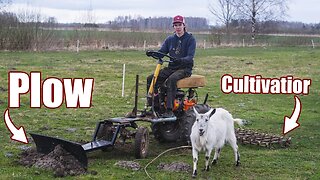 Pasture Refresh with Homemade Mini Tractor?!