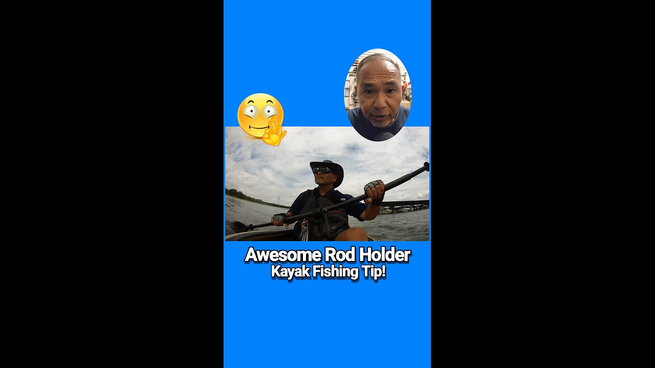 Awesome Rod Holder for Trolling and Fly Fishing In a Kayak! #fishing #flyfishing #tips