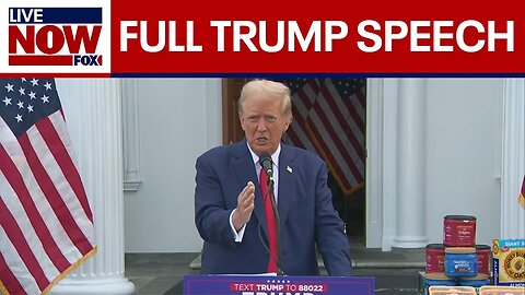 FULL SPEECH: Trump talks about economy, inflation