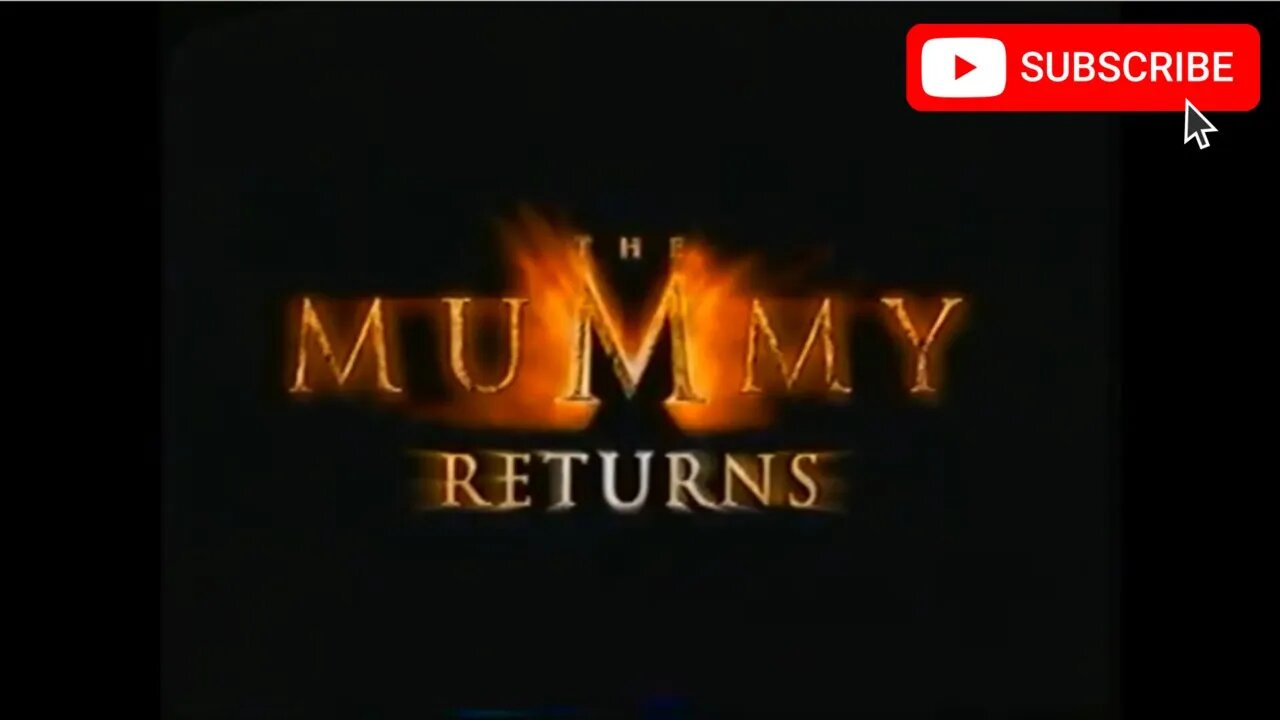 THE MUMMY RETURNS (2001) VHS/DVD Promo Trailer [#VHSRIP #themummyreturns #themummyreturnsVHS]