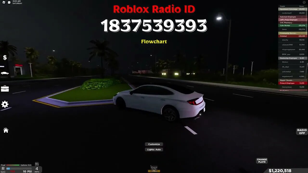 Flowchart Roblox Radio Codes/IDs