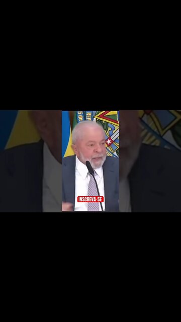Agora: Lula diz que Bolsonaro é quem deve está chorando e que quer fazer uma revolução industrial