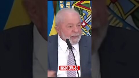 Agora: Lula diz que Bolsonaro é quem deve está chorando e que quer fazer uma revolução industrial