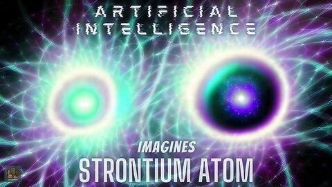 Strontium Atom Unveiled: Igniting Cosmic Spectacles of Light! ✨🔬