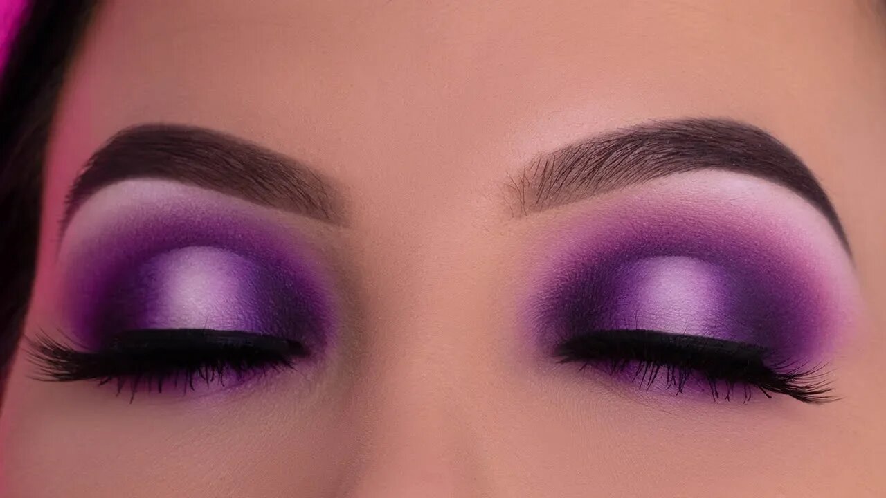 Purple Smokey Halo Eye Look Tutorial