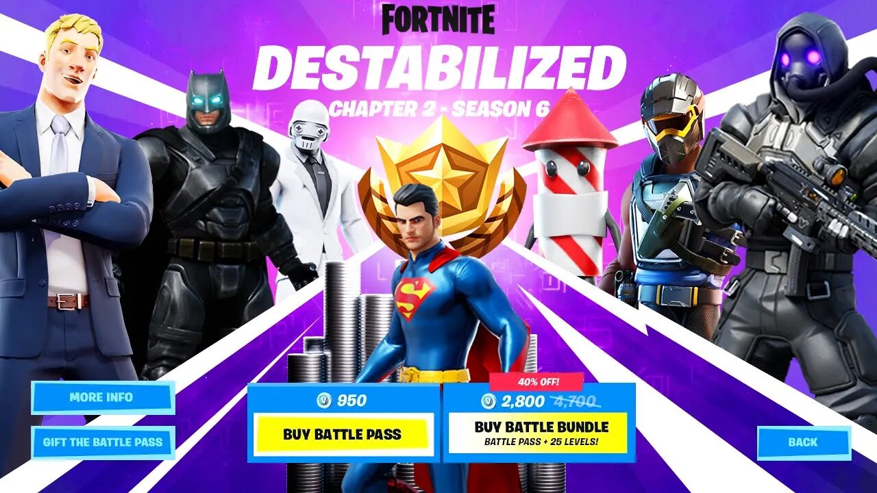 Fortnite Chapter 2 - Season 6 | Battle Pass Overview