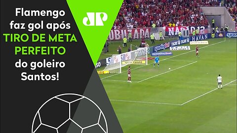 QUE FO**! OLHA o GOL que o Flamengo FEZ após TIRO DE META PERFEITO de Santos contra o América-MG!