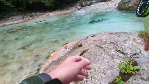 Fly Fishing in Slovenia | Koritnica | Wading Koritnica-12