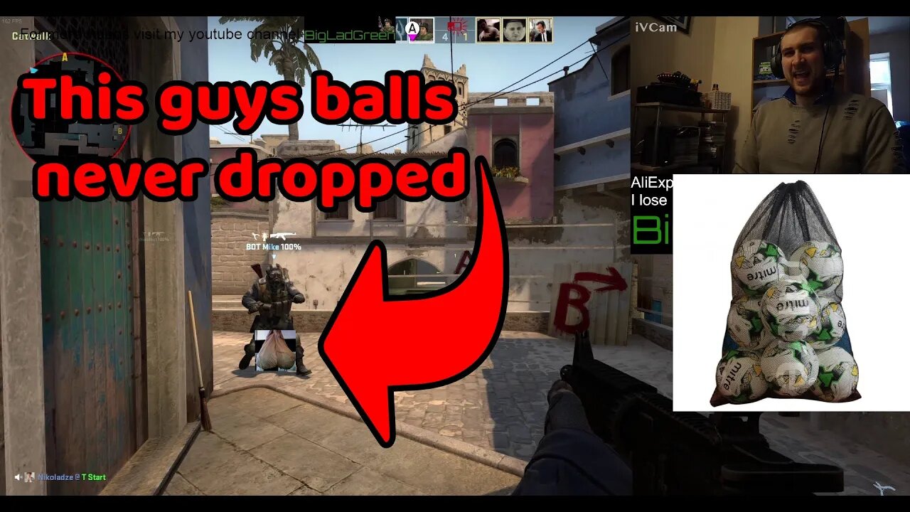 Never squeeze your balls during a game