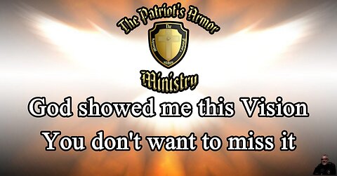 God Showed me this vision- You don't want to miss this