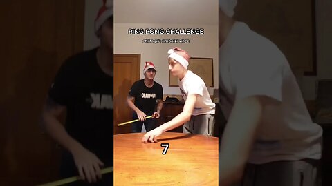 PING PONG CHALLENGE 😳 #shorts