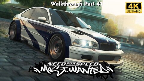 Need For Speed: Most Wanted Walkthrough Gameplay Part 41 (No Commentary Walkthrough) (NFS MW 2005)