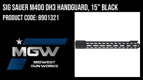 Sig Sauer M400 DH3 Handguard, 15" Black - 8901321