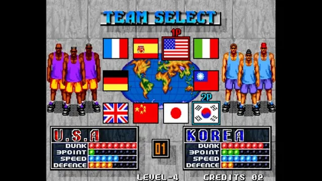 NBA Basketball 1990 Gameplay Street hoop