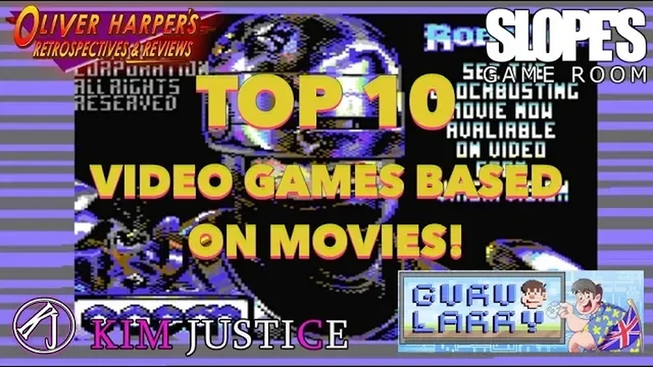 Top 10 Video Games Based on Movies! (Ft. Oliver Harper, Dan Ibbertson & Kim Justice)