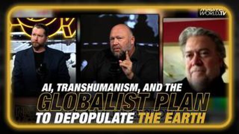 Alex Jones And Steve Bannon Do The Deep Dive On AI, Transhumanism