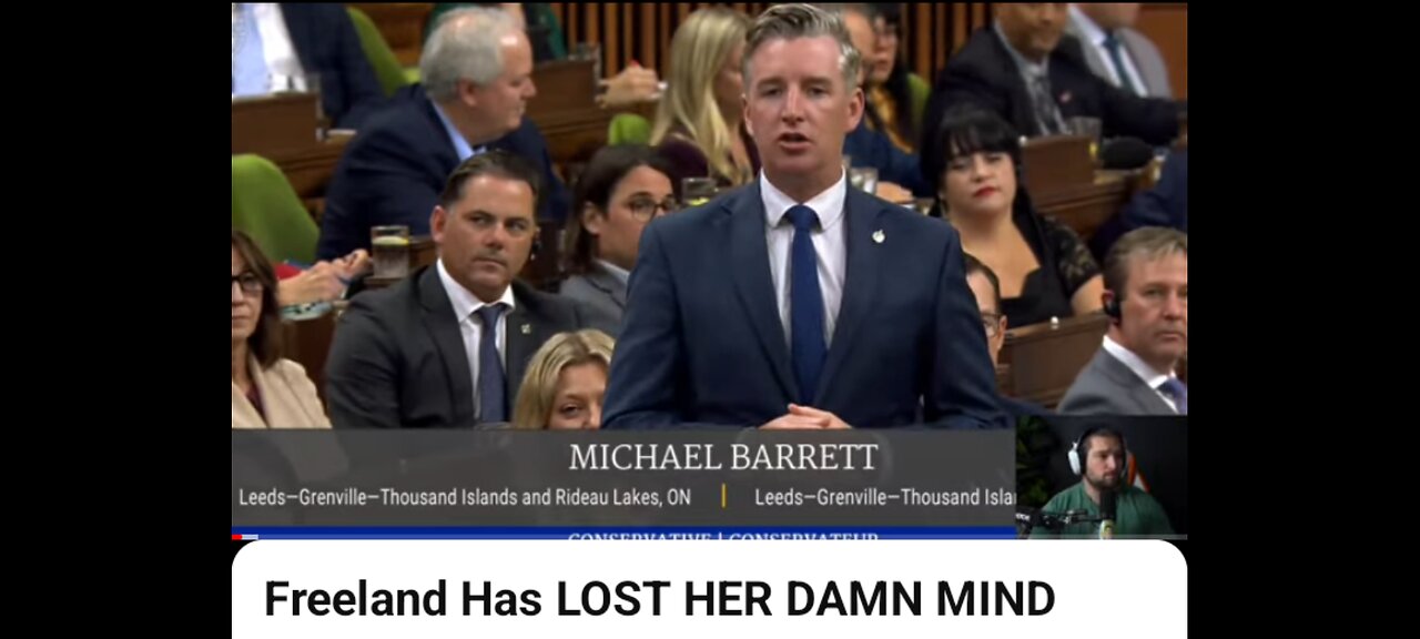 CANADA'S "VICE PRIMESINISTER" IS OUT OF HER MIND