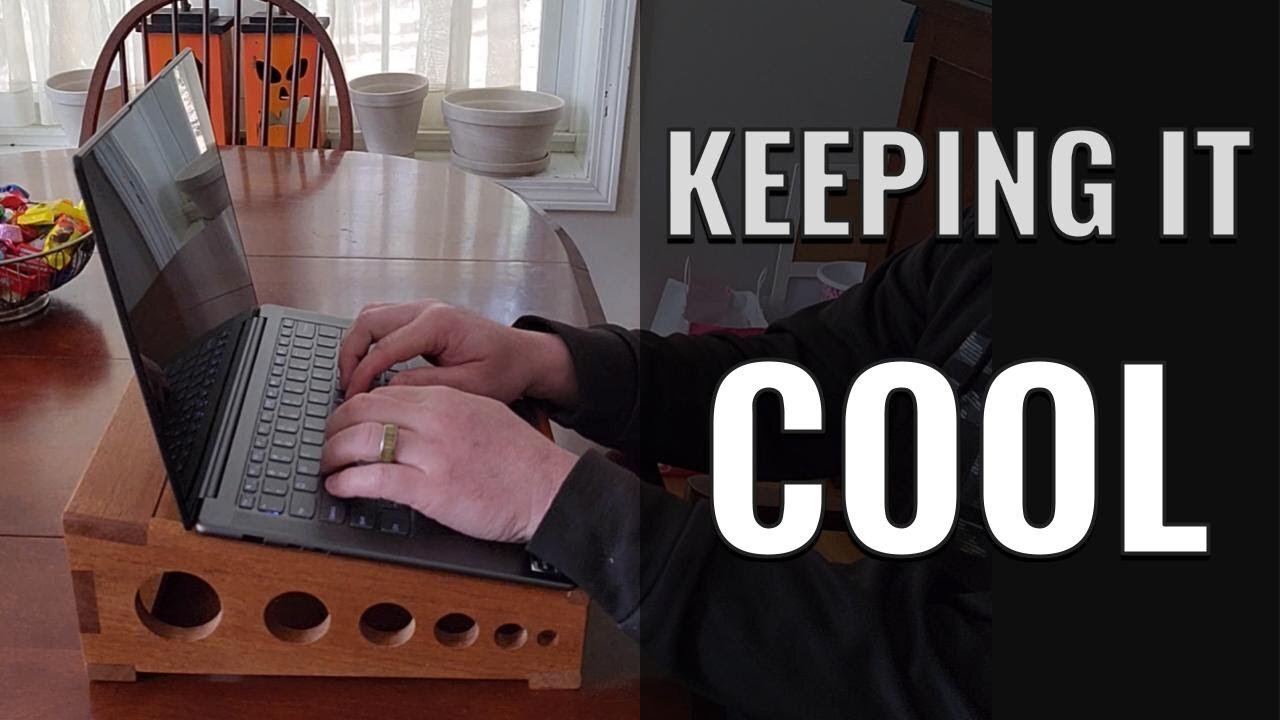 Keep your computer cool with this DIY laptop stand