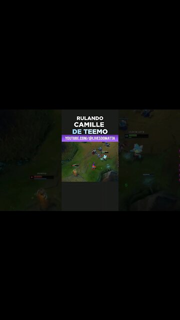 TEEMO VS CAMILLE #shorts #lol #leagueoflegendsbrasil #leagueoflegendsbr #TEEMO #camille #matta