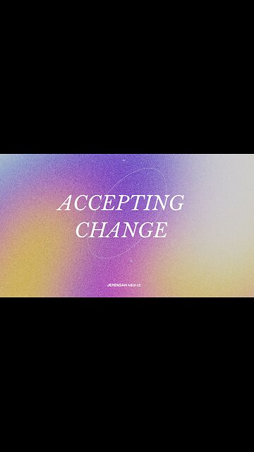 If we don’t grow and change, we go sour!