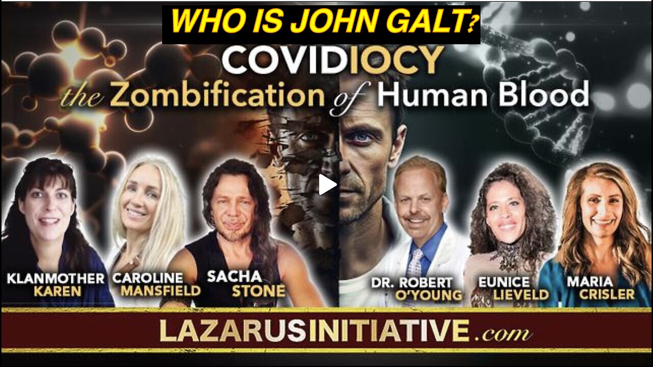 Sacha Stone W/ COVIDIOCY - ZOMBIFICATION OF THE HUMAN BLOOD. YOU MUST DETOX NOW. TY JGANON