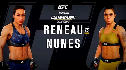 EA Sports UFC 3 Gameplay Amanda Nunes vs Marion Reneau