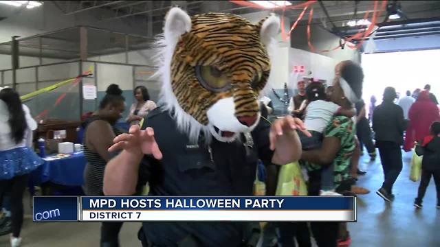 Milwaukee Police District 7 hosts Halloween party for community