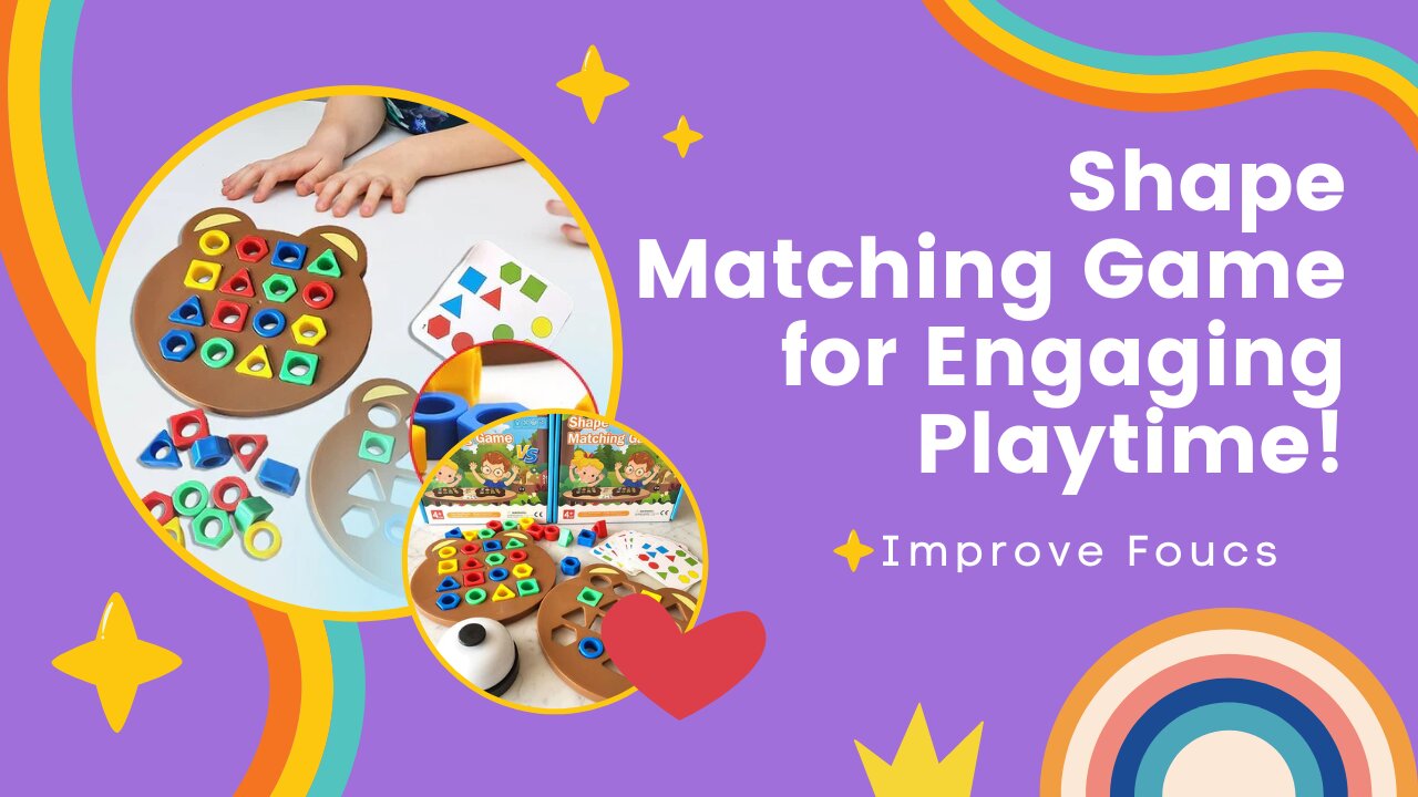 Need Fun Learning for Kids? Try the Shape Matching Game for Engaging Playtime!