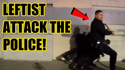 LA Cops get attacked by Far Leftist at ABORTION protest turned RIOT!