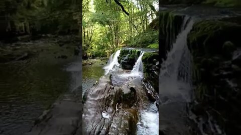 #SHORTS BEAUTIFUL WATERFALL FROM MERLIN TV SERIES IN WALES