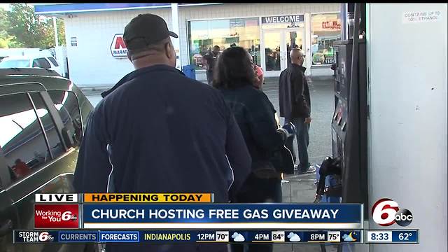 New Beginnings Fellowship Church gives out free gas