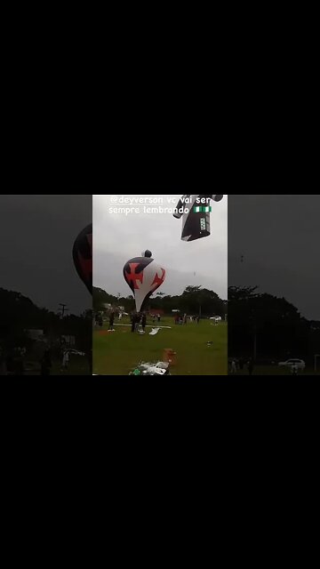 Balão do Deyverson em festival de Balões em homenagem ao título do Palmeiras da Libertadores de 2021