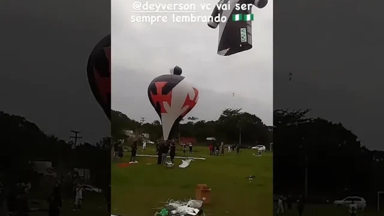 Balão do Deyverson em festival de Balões em homenagem ao título do Palmeiras da Libertadores de 2021
