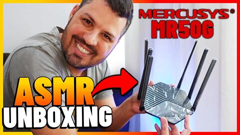 UNBOXING Roteador MERCUSYS GIGABIT MR50G ASMR!! (2022)