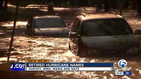 National Hurricane Center retires four names: Harvey, Irma, Maria and Nate