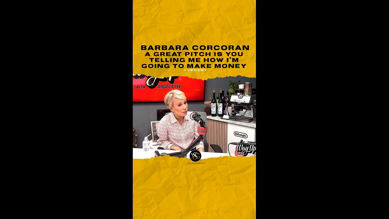 @barbaracorcoran A great pitch is you telling me how I’m going to make money