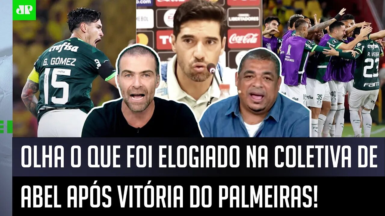 "ISSO CHAMA A ATENÇÃO! Essa DECLARAÇÃO do Abel MOSTRA que o Palmeiras..." OLHA o que foi ELOGIADO!