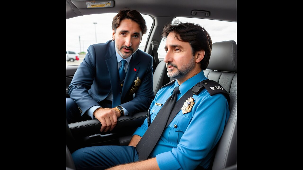 Justin Trudeau says old people have too much home. Man drags cops well child in passenger seat