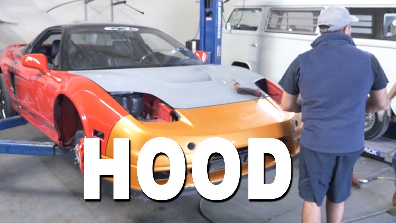 Acura NSX Hood Conversion to 02-05 Type R Disaster